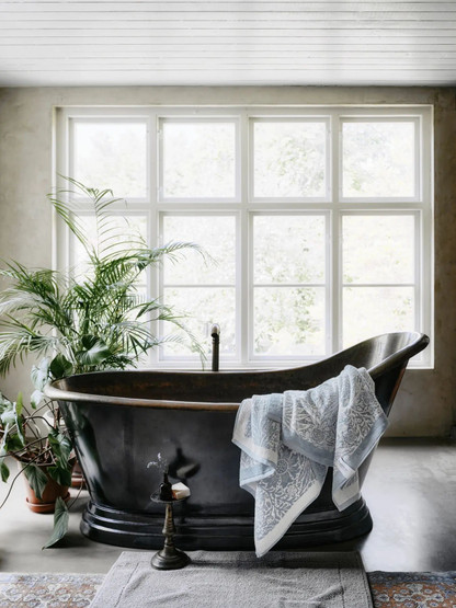 Marigold Towel Organic 86x150 Light Blue, Mille Notti