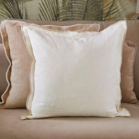 Portello Pillow Cover linen white 50x50, Riviera Maison