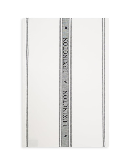 Icons Cotton Jacquard Star Kitchen Towel, White 50x70, Lexington