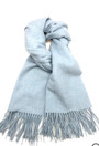 Scarf Blended With Cashmere, Sky blue