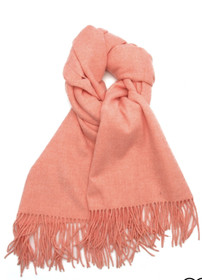 Scarf Blended With Cashmere, apricos