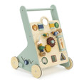 Wooden animal activity walker