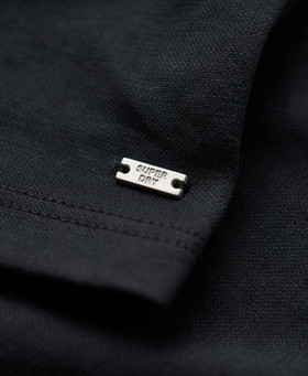 Square-neck jersey midi dress