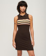 Jersey pique mini dress