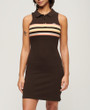Jersey pique mini dress