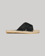 Cross-strap espadrille sandals