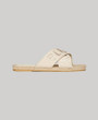Cross-strap espadrille sandals