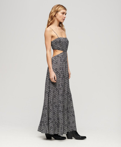 Backless maxi dress