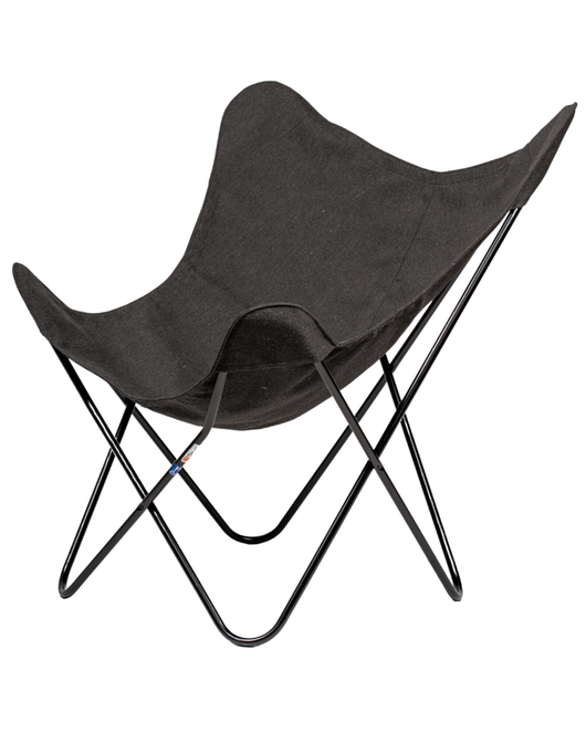 Butterfly chair with white frame