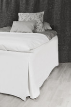 Suorahelmainen helmalakana | valkoinen Napakka