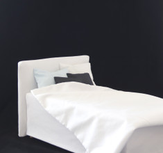 Sängynpäätyhuppu | Napakka valkoinen