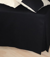 Suorahelmainen helmalakana | musta Napakka