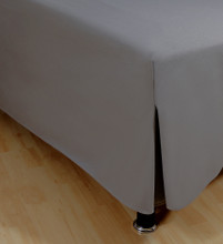 Suorahelmainen helmalakana | harmaa Napakka