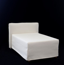 Sängynpäätyhuppu | Napakka luonnonvalkoinen