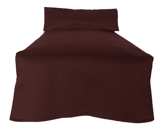 Suorahelmainen helmalakana | ruskea Napakka