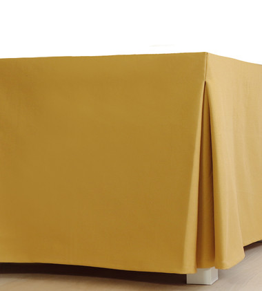 Suorahelmainen helmalakana | keltainen Napakka