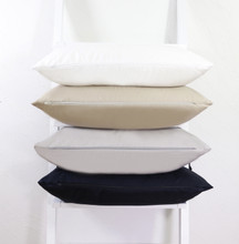 Vetoketjullinen tyynyliina | Kampapuuvilla | Satiinipuuvilla