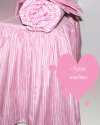 Rypytetty helmalakana | Pinkkiraita