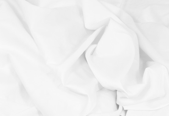 Pyöreä kuminauhalakana | satiini | valkoinen