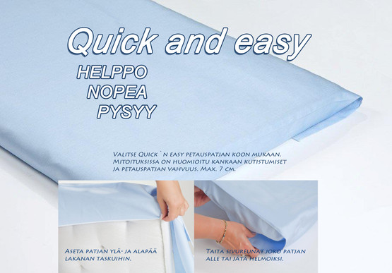 Pikapetauslakana | kampapuuvilla