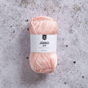 Virkkuulanka Järbo 8/4 Apricot Ombré 088 50g