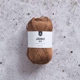 Virkkuulanka Järbo 8/4 Cinnamon Brown 087 50g