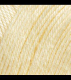 Virkkuulanka Järbo 8/4 Light Yellow 075 50g