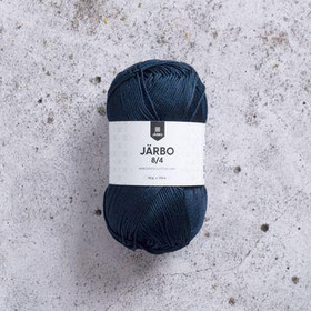 Virkkuulanka Järbo 8/4 Navy Blue 058 50g