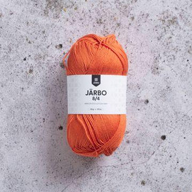 Virkkuulanka Järbo 8/4 Orange 028 50g