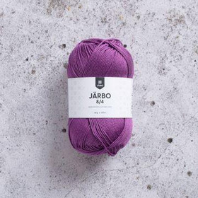 Virkkuulanka Järbo 8/4 Signal Violet 080 50g