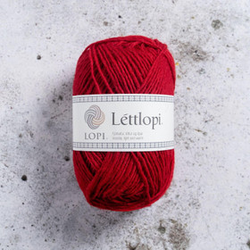 Lanka Lettlopi 50g crimson red 19434