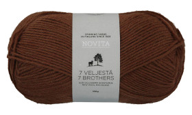 Novita 7 veljestä 100g 691 Turve