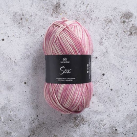 Lanka SOX 150 g Stippled Pink 015