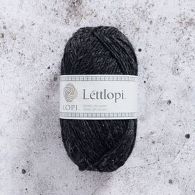 Lanka Lettlopi 50g Black Heather 10005