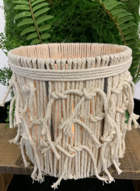 Tuikkuastia, macrame