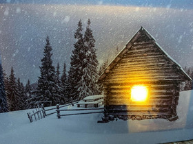 Led-taulu 20x15cm kelomökki