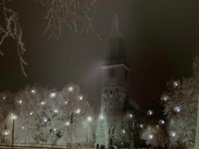 LED-taulu Tuomiokirkko Turku (ajastin)