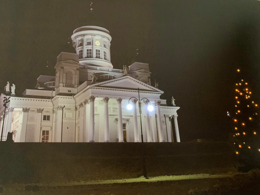 LED-taulu Helsinki Tuomiokirkko (ajastin)