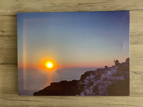 Led-taulu 30x40cm välimeren auringolasku (ajastin)