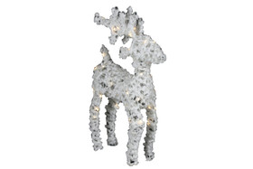 Poro Maisa, led-valoilla, valkoinen