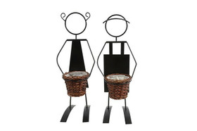 Istutusastia figuri Wenda, metallia 51cm