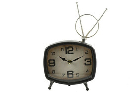 Pöytäkello tv Jenkins, metallia 25cm