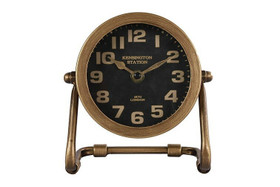 Pöytäkello Randie, musta metallia 17cm