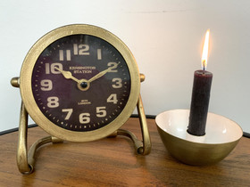 Pöytäkello Randie, musta metallia 17cm