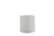 Valkoinen Ø10 x 10 cm S, LED-kynttilä (ajastin)