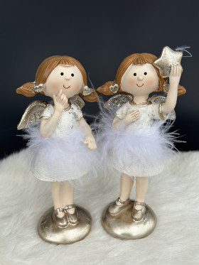 Enkeli Elvie, hopea pariskunta (2kpl)