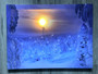Pakkaspäivä Kuusamo led-taulu 30x40cm (ajastin)