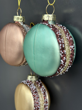 Macaron-leivos 6,5 cm, lasikoriste