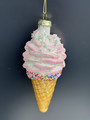  Jäätelö 13,5cm, lasikoriste