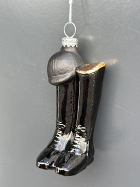 Ratsastusvarusteet 9cm, lasikoriste